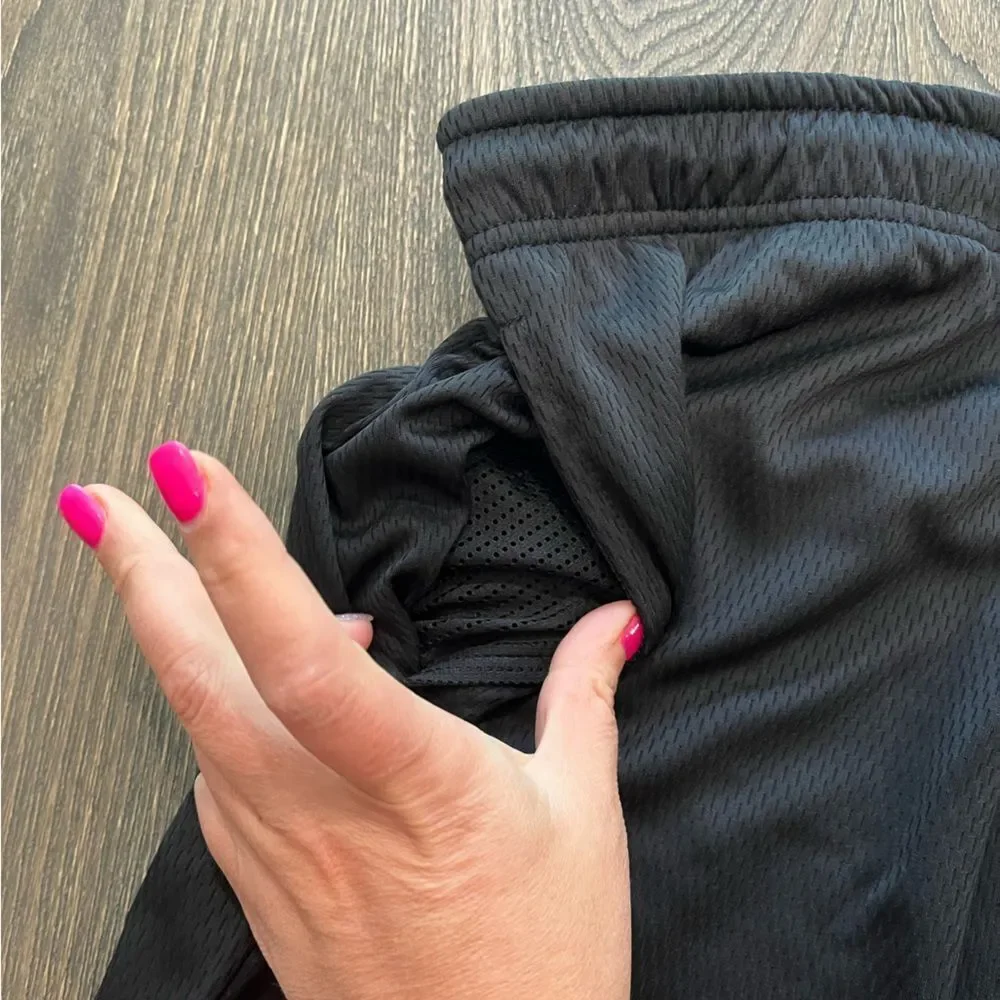 NWT Johnny Bigg Active Textured Knit Shorts Black Size 9X